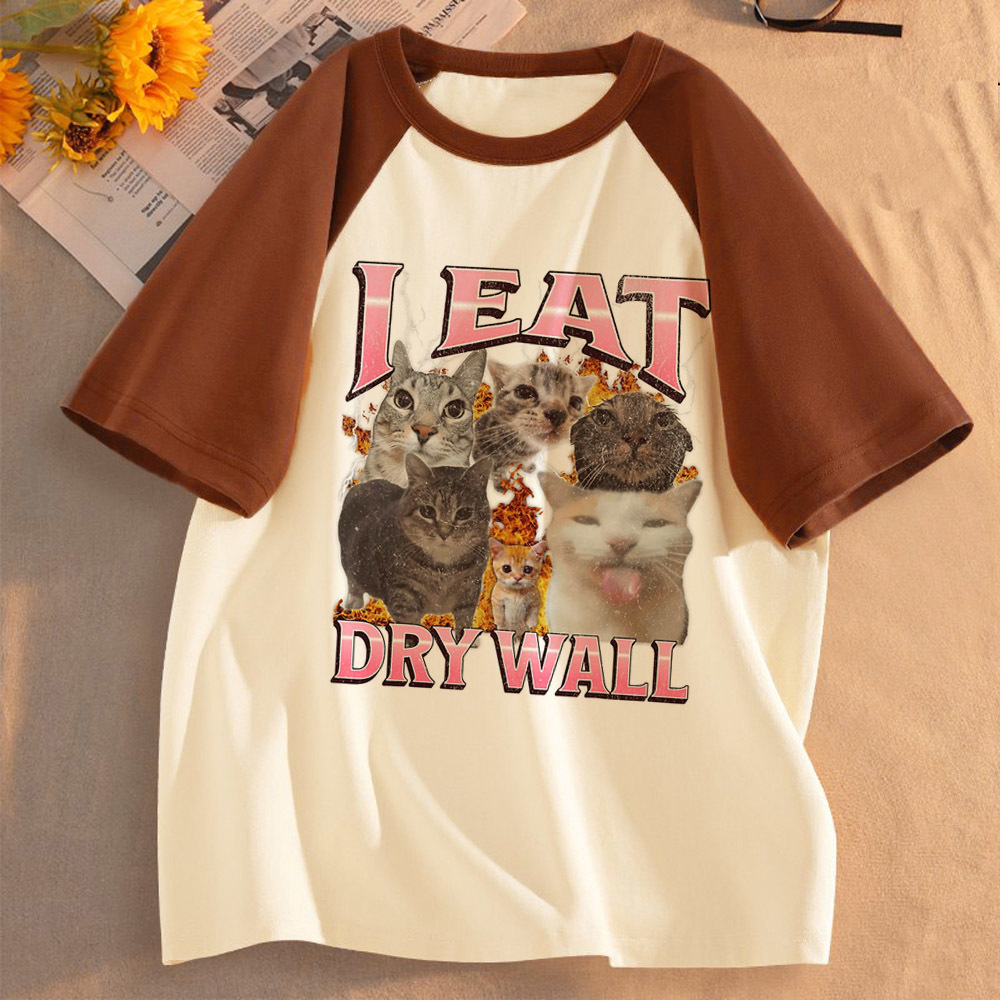 Women'S Fashion In The 80S - Ibuprofen Cat top tees girl streetwear