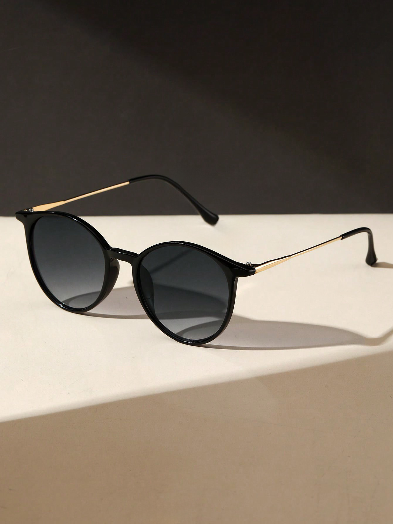 Women Fashion Glasses - 1PC Fashion Round Metal Women Sunglasses