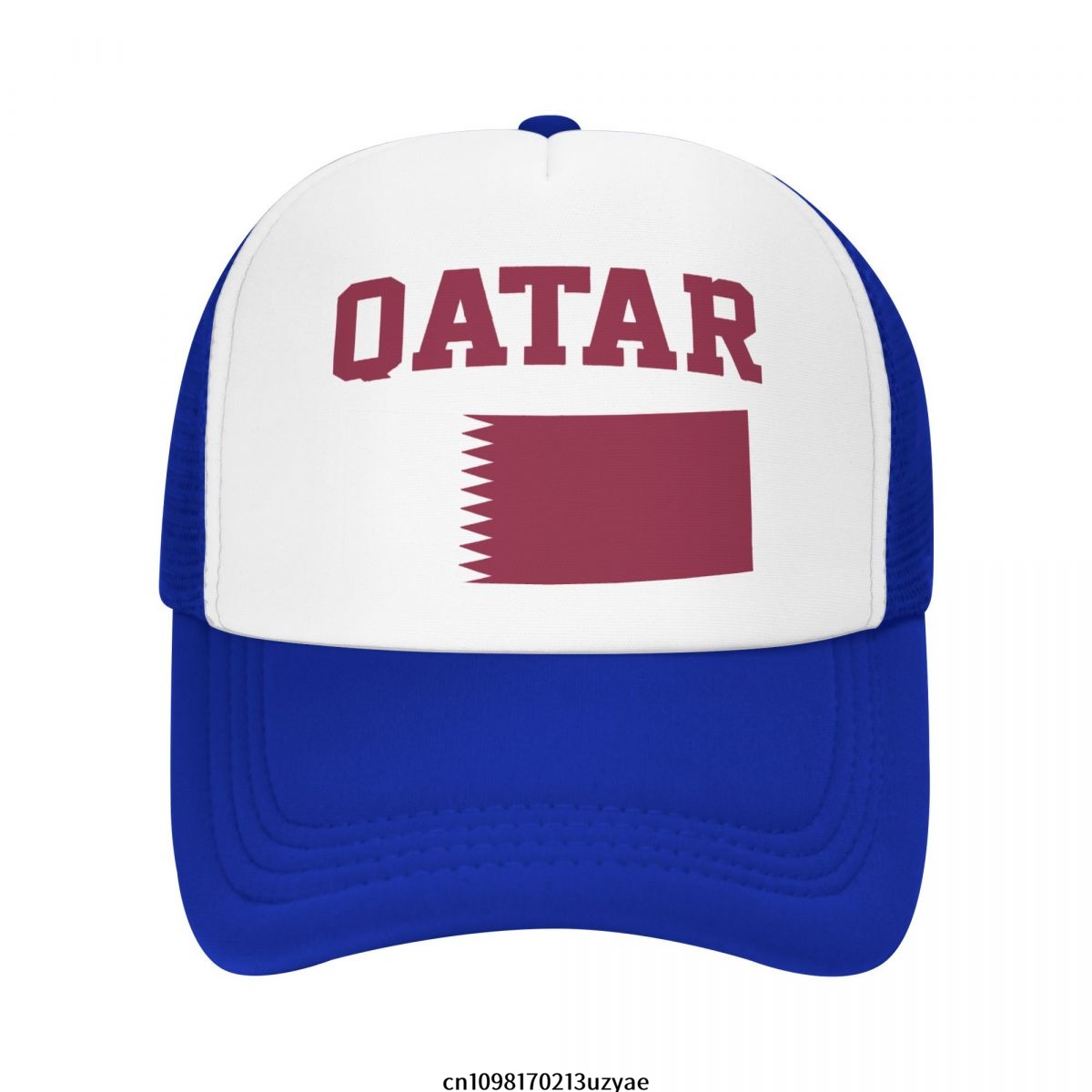 Women Fashion Qatar - Qatar Flag Mesh Baseball Cap Summer