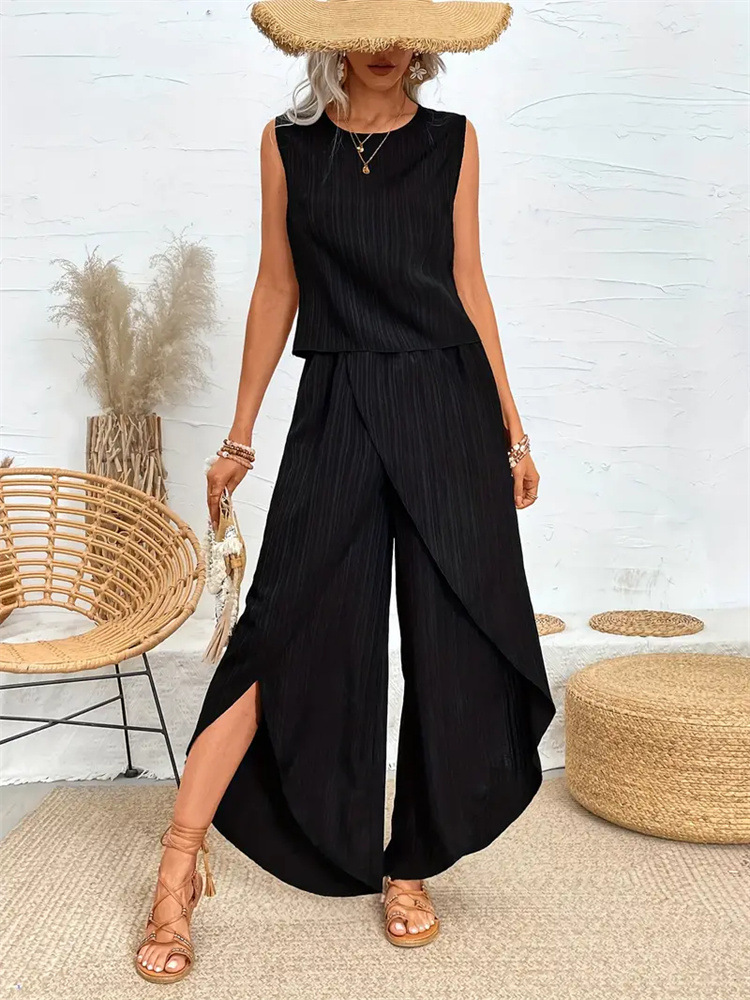 Women'S Fashion Tops - Fashionable Set Relaxed Oversized Comfortable Set