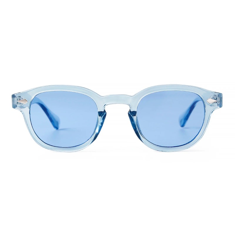 Fashion Transparent Blue Round - Women Fashion Glasses avis et prix