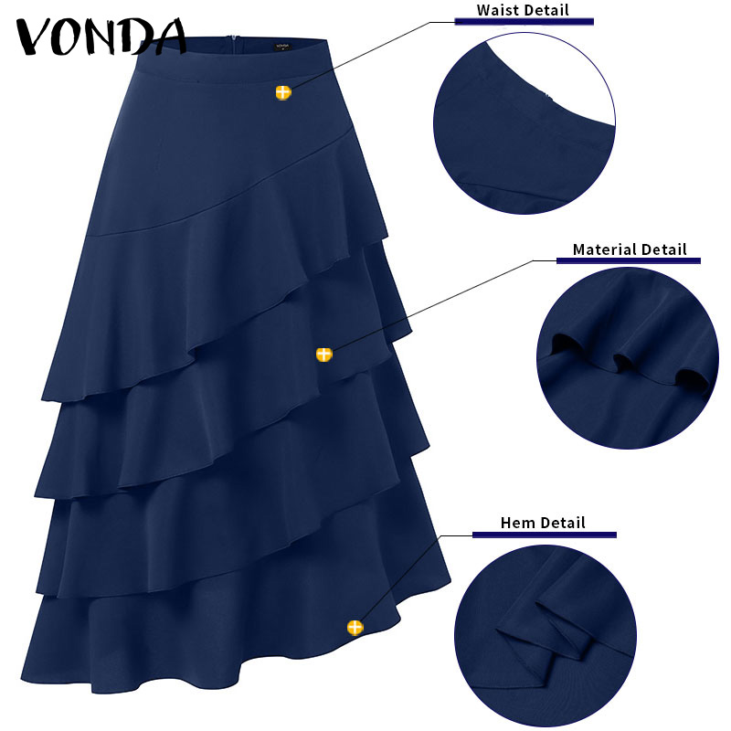VONDA Plus Size 5XL Women Long - Women'S Fashion Layering avis et prix