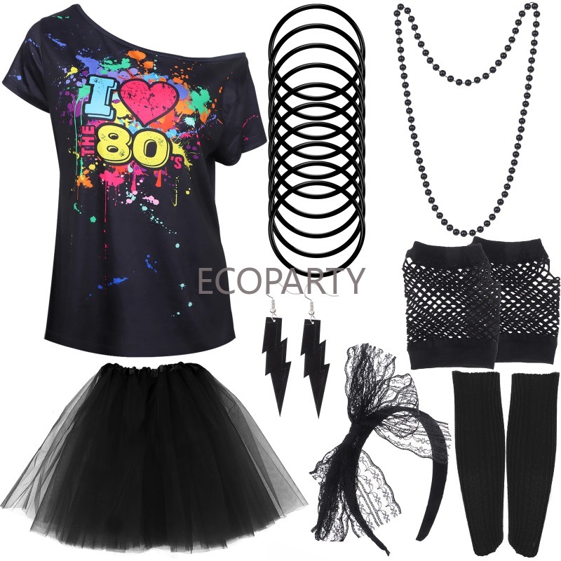 80s Fancy Dress Accessories Wo - Women'S Fashion From The 80S avis et prix