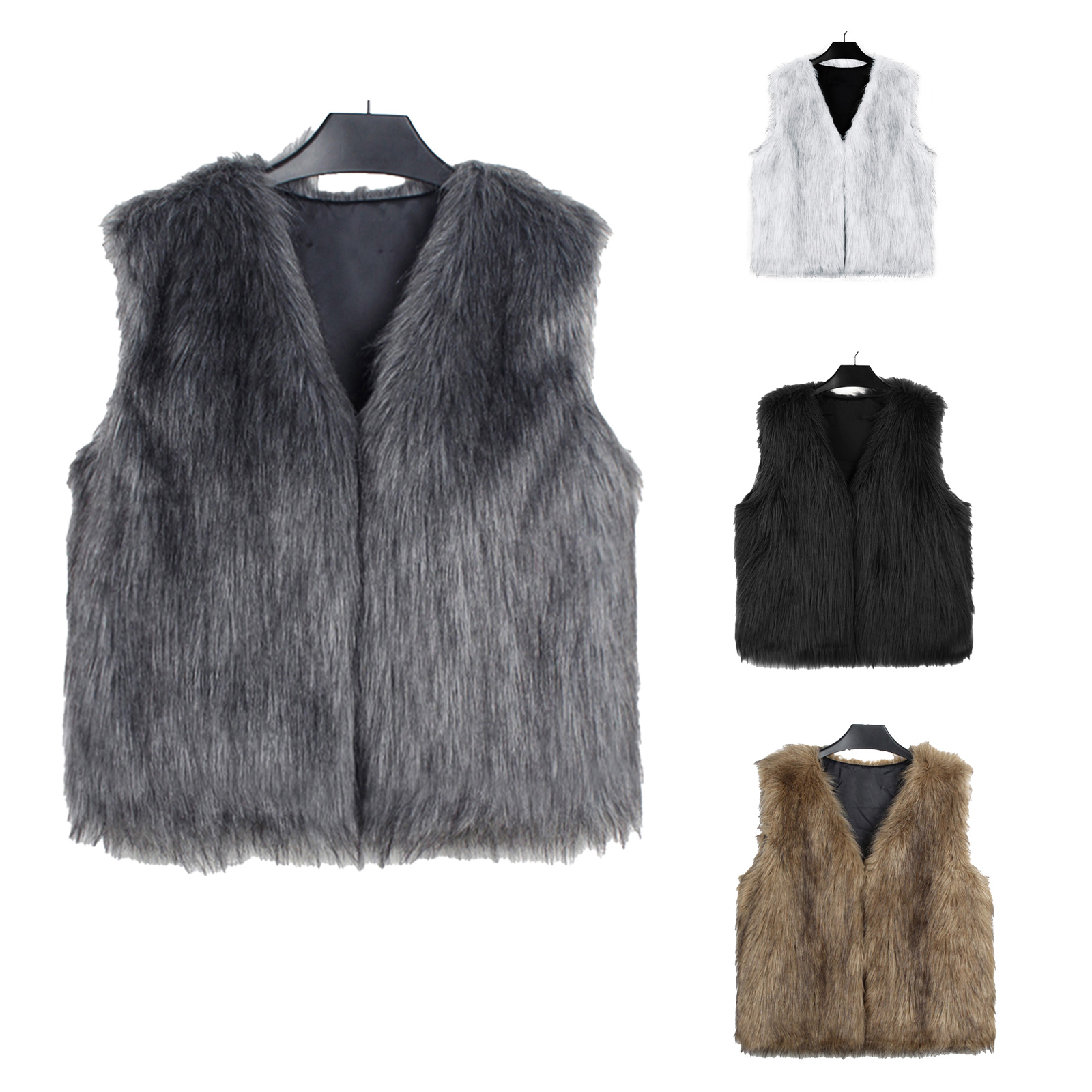 Women Gilet Fashion Solid Colo - Women'S Fashion Gilet avis et prix