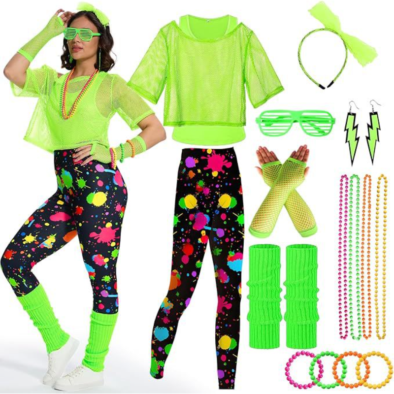 10Pcs/set Women 80s Fancy Work - Women'S Fashion From The 80S avis et prix