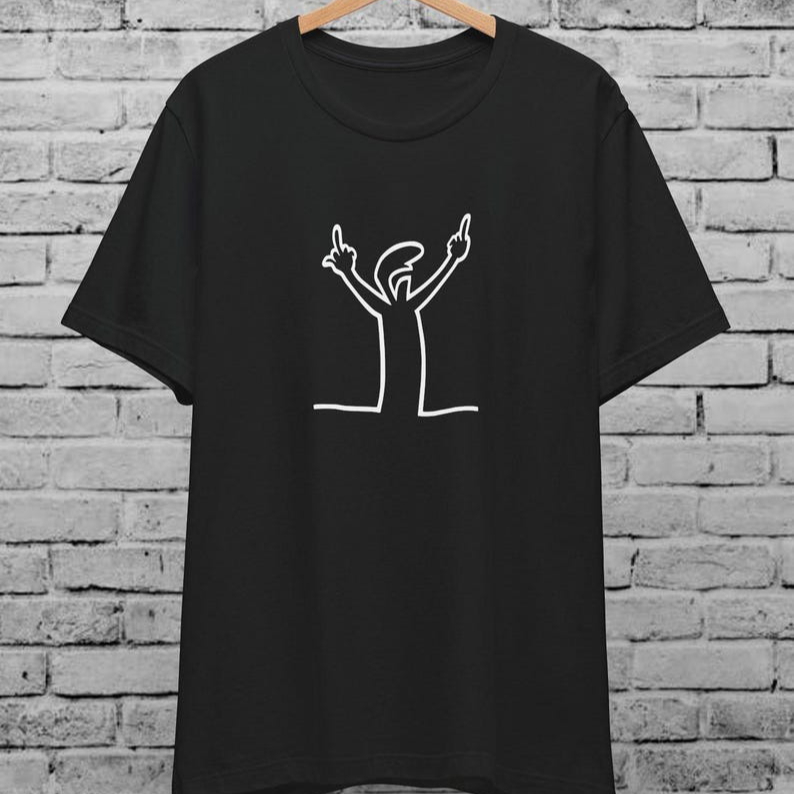 Angry La Linea Unisex T-Shirt  - Women'S Fashion From The 80S avis et prix