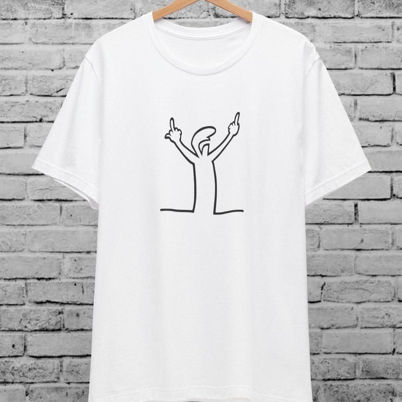 Angry La Linea Unisex T-Shirt  - Women'S Fashion From The 80S avis et prix