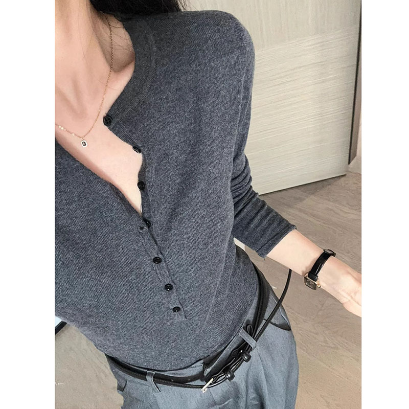 Women Long Sleeved Top V-neck  - Women'S Fashion Tops avis et prix