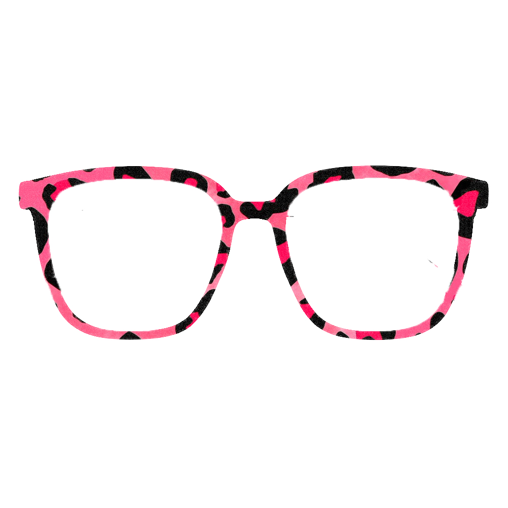 Trendy Rainbow Leopard Print S - Women Fashion Glasses avis et prix