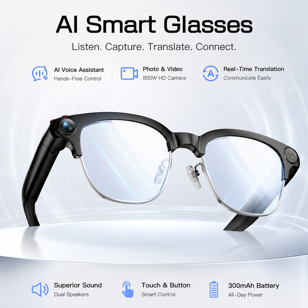 Fashion Smart Glasses HD Video - Women Fashion Video avis et prix