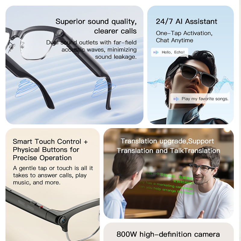 Fashion Smart Glasses HD Video - Women Fashion Video avis et prix