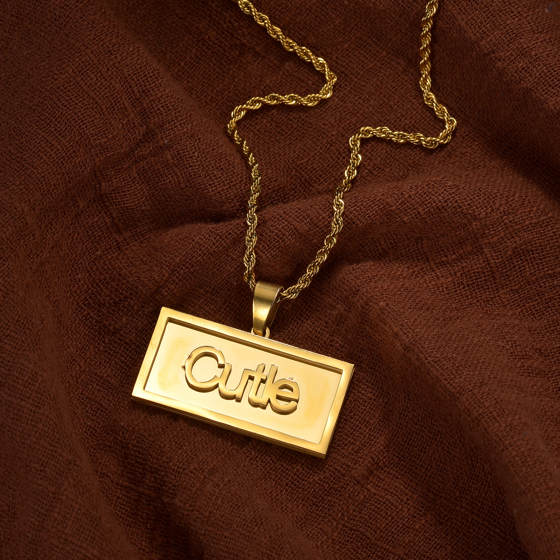 Custom Name Hip Hop Necklace f - Women Fashion Names avis et prix