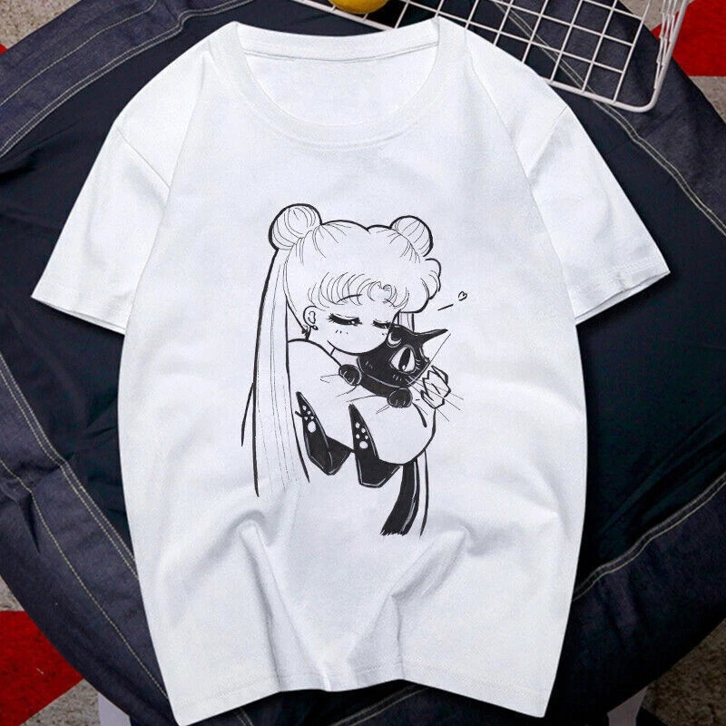 T Shirt 90s Anime Sailor Moon  - Women'S Fashion From The 90S avis et prix