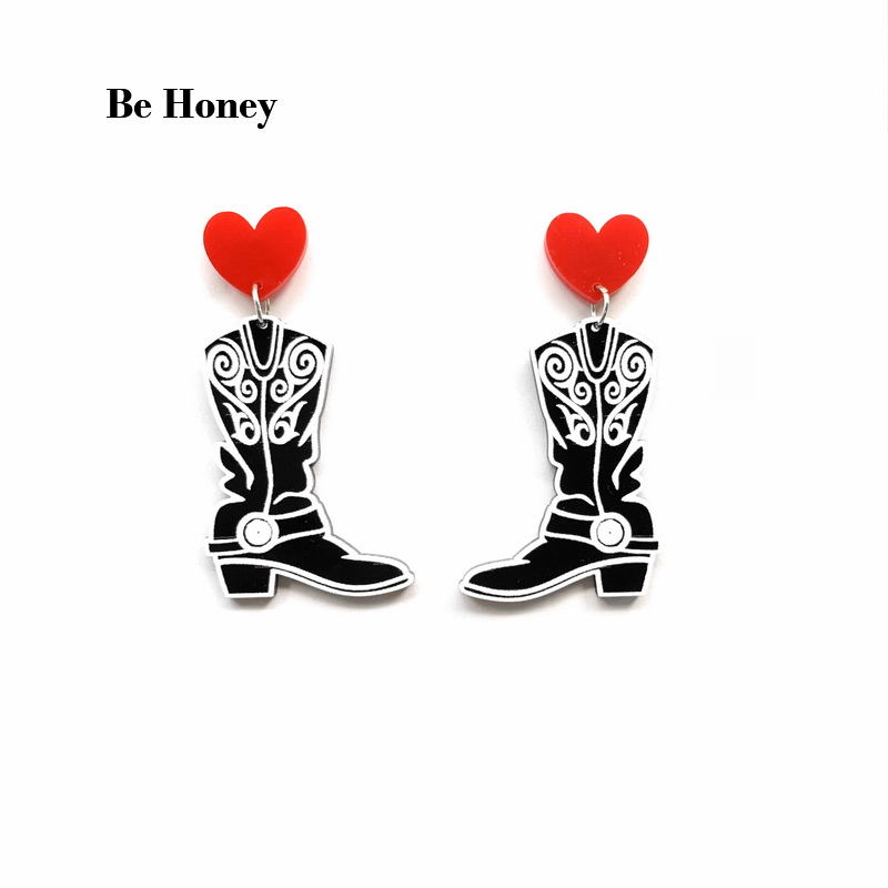 Fashion Black Cowboy Boots Wit - Women'S Fashion Wild West avis et prix