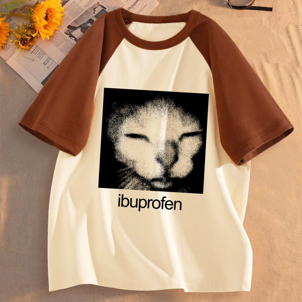 Ibuprofen Cat top tees girl st - Women'S Fashion In The 80S avis et prix
