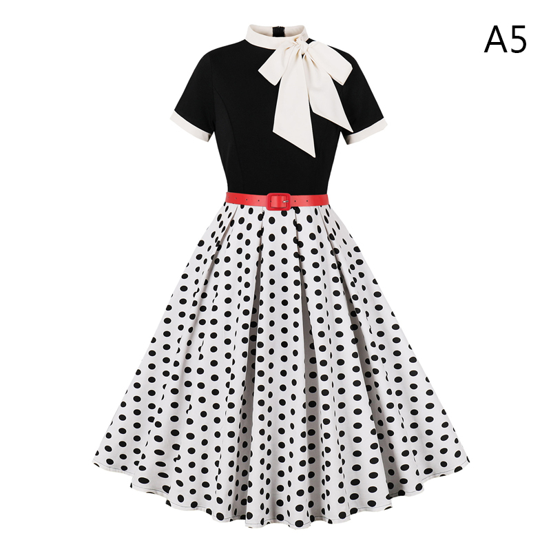 50 60s Vintage Dress Women Pol - Women'S Fashion From The 60S avis et prix