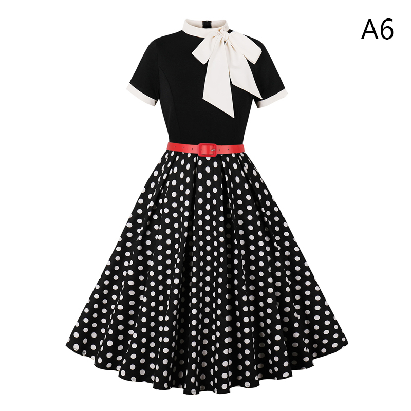 50 60s Vintage Dress Women Pol - Women'S Fashion From The 60S avis et prix