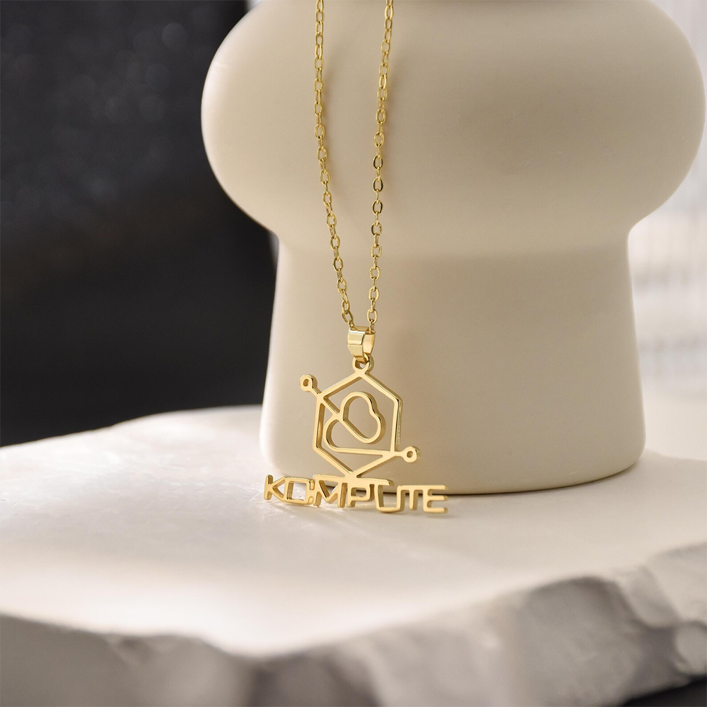 Custom Company Logo Necklace P - Women Fashion Names avis et prix