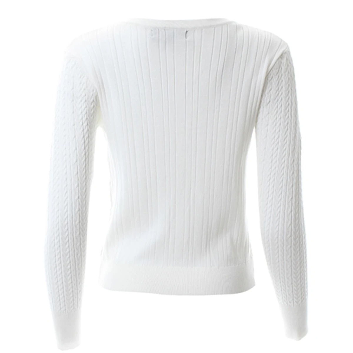 Plus Size Women's Button Down  - Ribbed Knit Sweater avis et prix