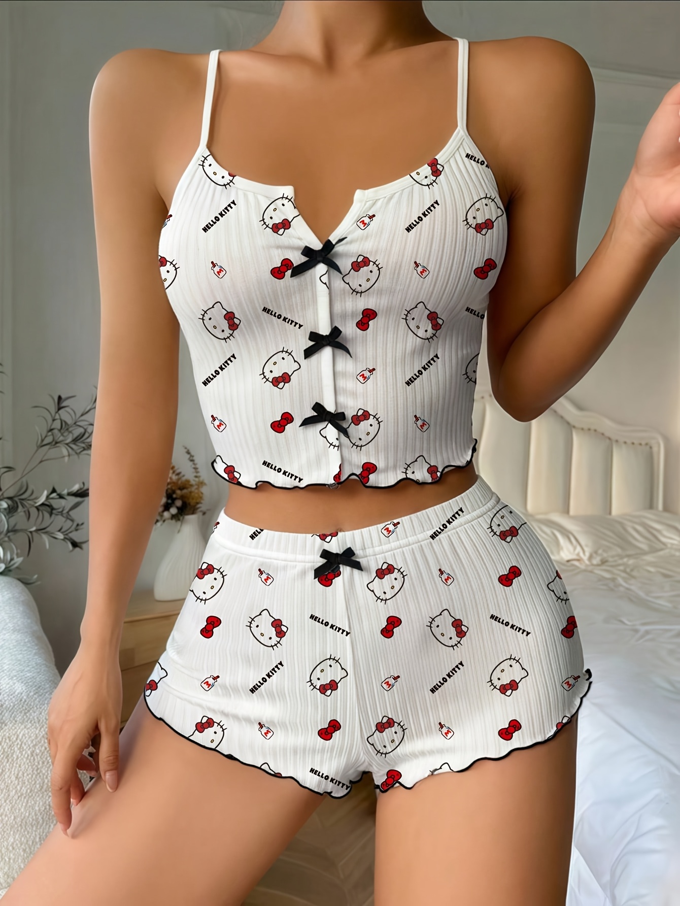 Sanrio Hello Kitty Bowknot Sus - Women'S Fashion Tops avis et prix