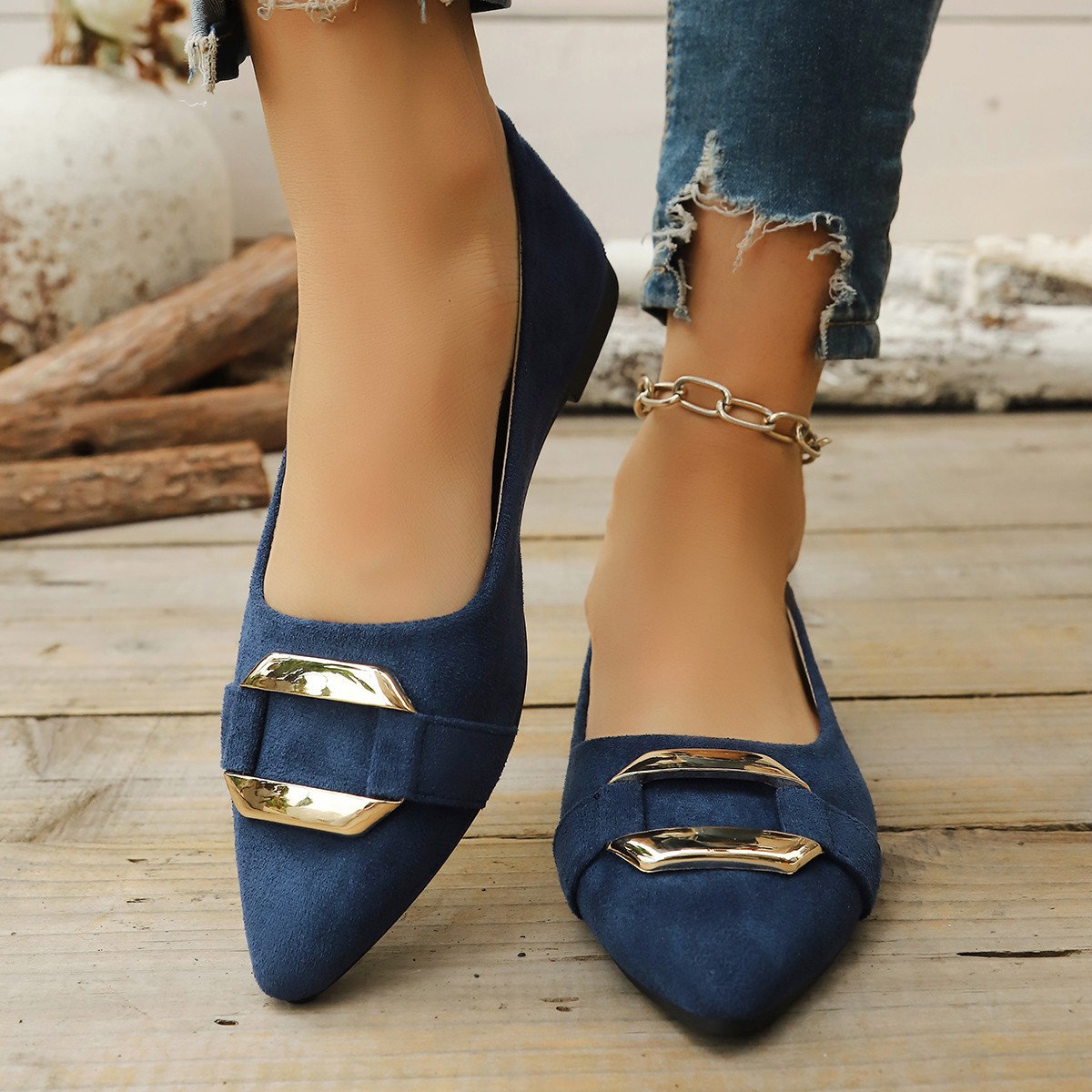 Spring and Autumn Elegant Poin - Women'S Fashion Walking Shoes avis et prix