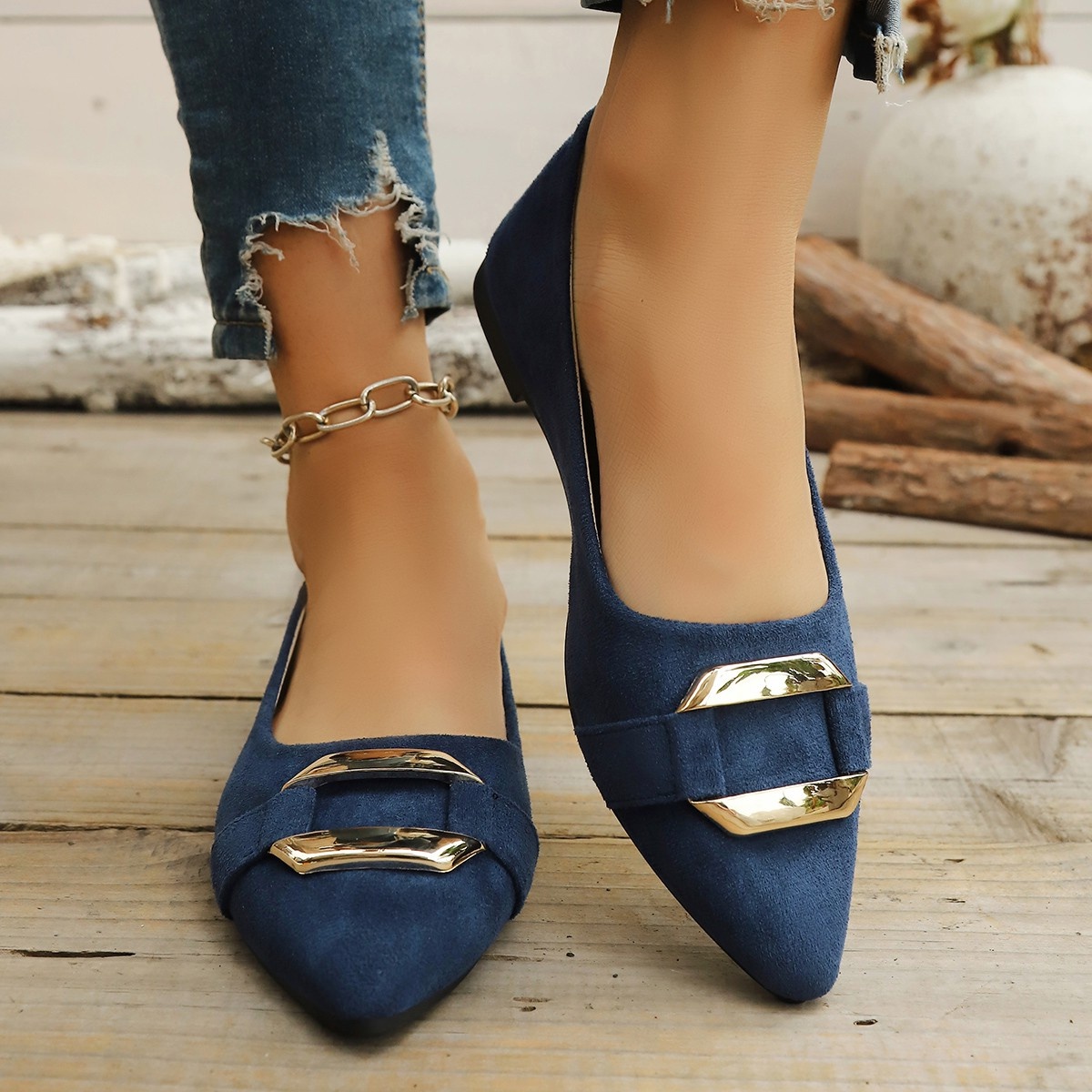 Spring and Autumn Elegant Poin - Women'S Fashion Walking Shoes avis et prix