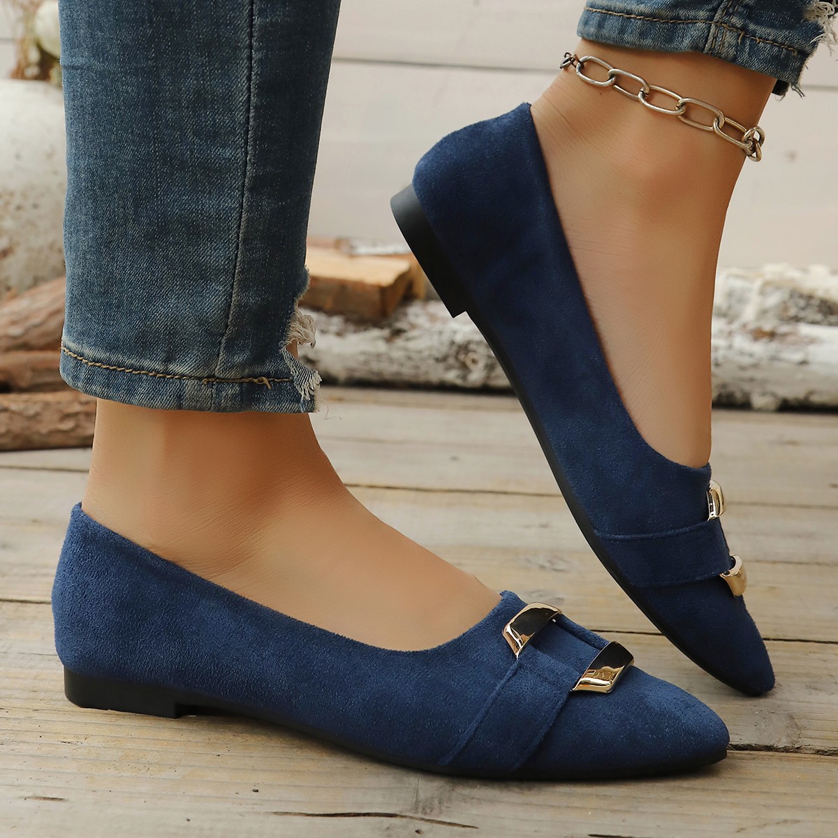 Spring and Autumn Elegant Poin - Women'S Fashion Walking Shoes avis et prix