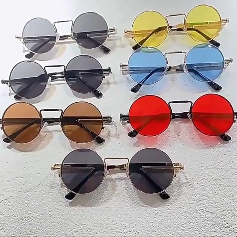 Vintage Metal Frame Round Sung - Women Fashion Glasses avis et prix