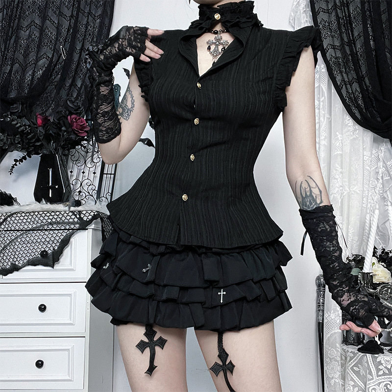 Goth Dark 90s Grunge Single Br - Women'S Fashion From The 90S avis et prix