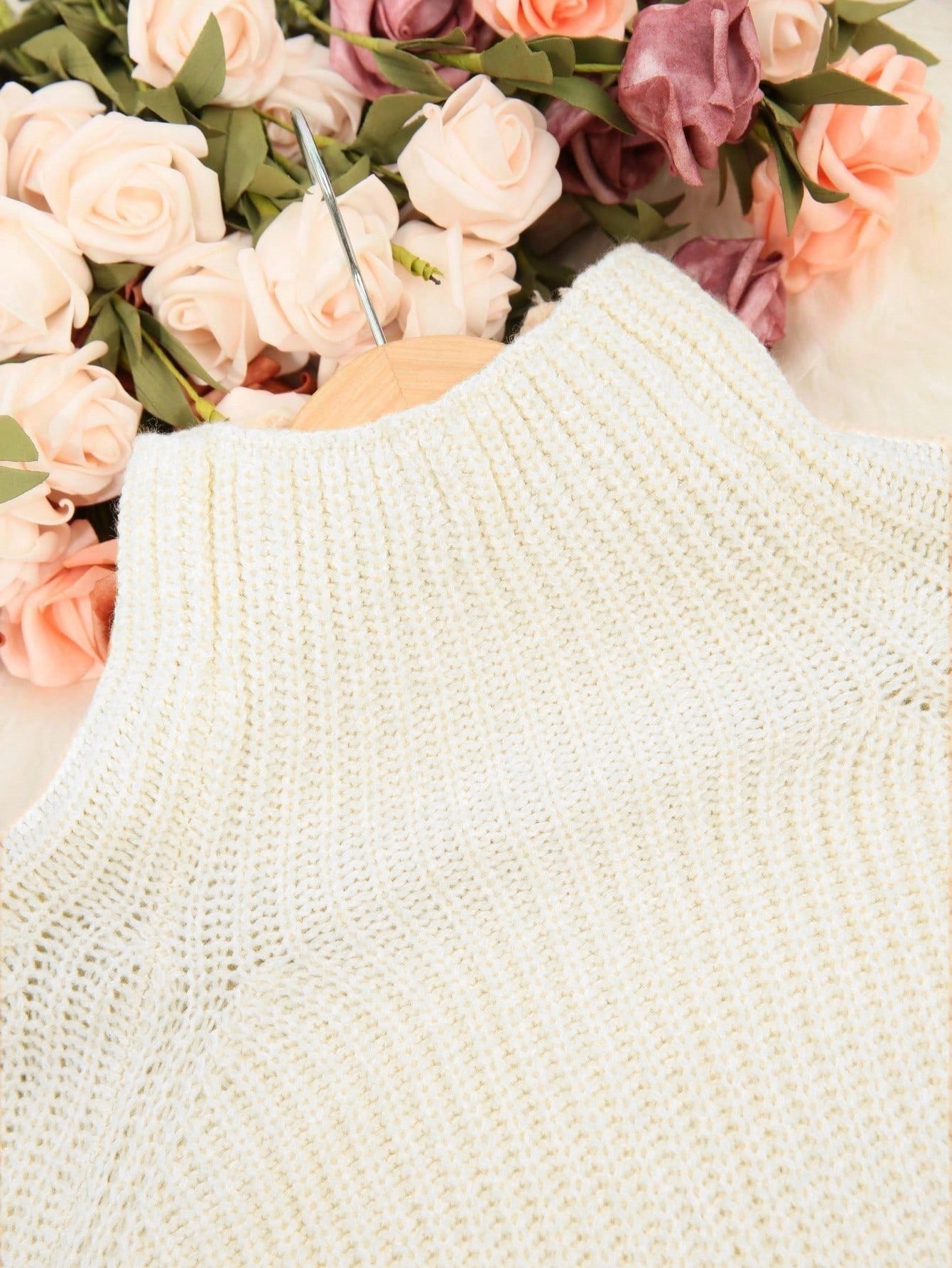 Plus Size Knitted Dress Women  - Ribbed Knit Sweater avis et prix