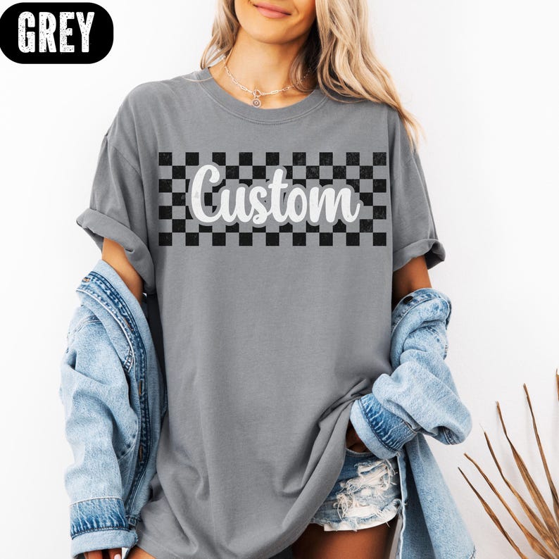 Vintage Distressed T Shirt Cus - Women Fashion Names avis et prix