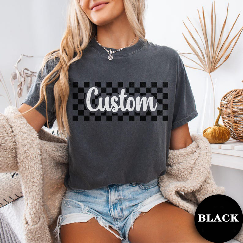 Vintage Distressed T Shirt Cus - Women Fashion Names avis et prix