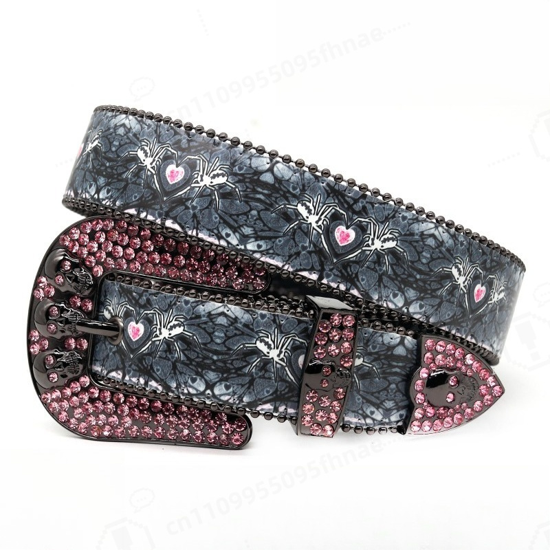 Printed Rhinestone Waist Strap - Women'S Fashion Belts avis et prix