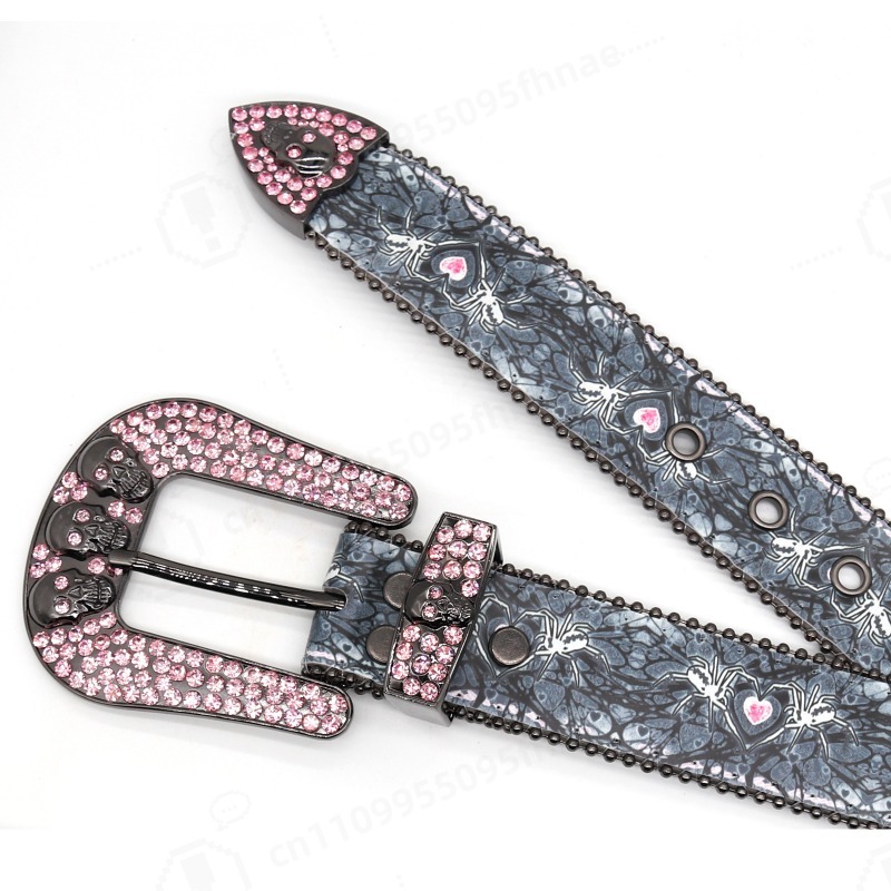 Printed Rhinestone Waist Strap - Women'S Fashion Belts avis et prix