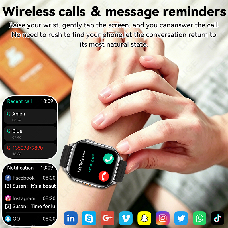 LIGE New Smart Watch Men Women - Women Fashion Video avis et prix