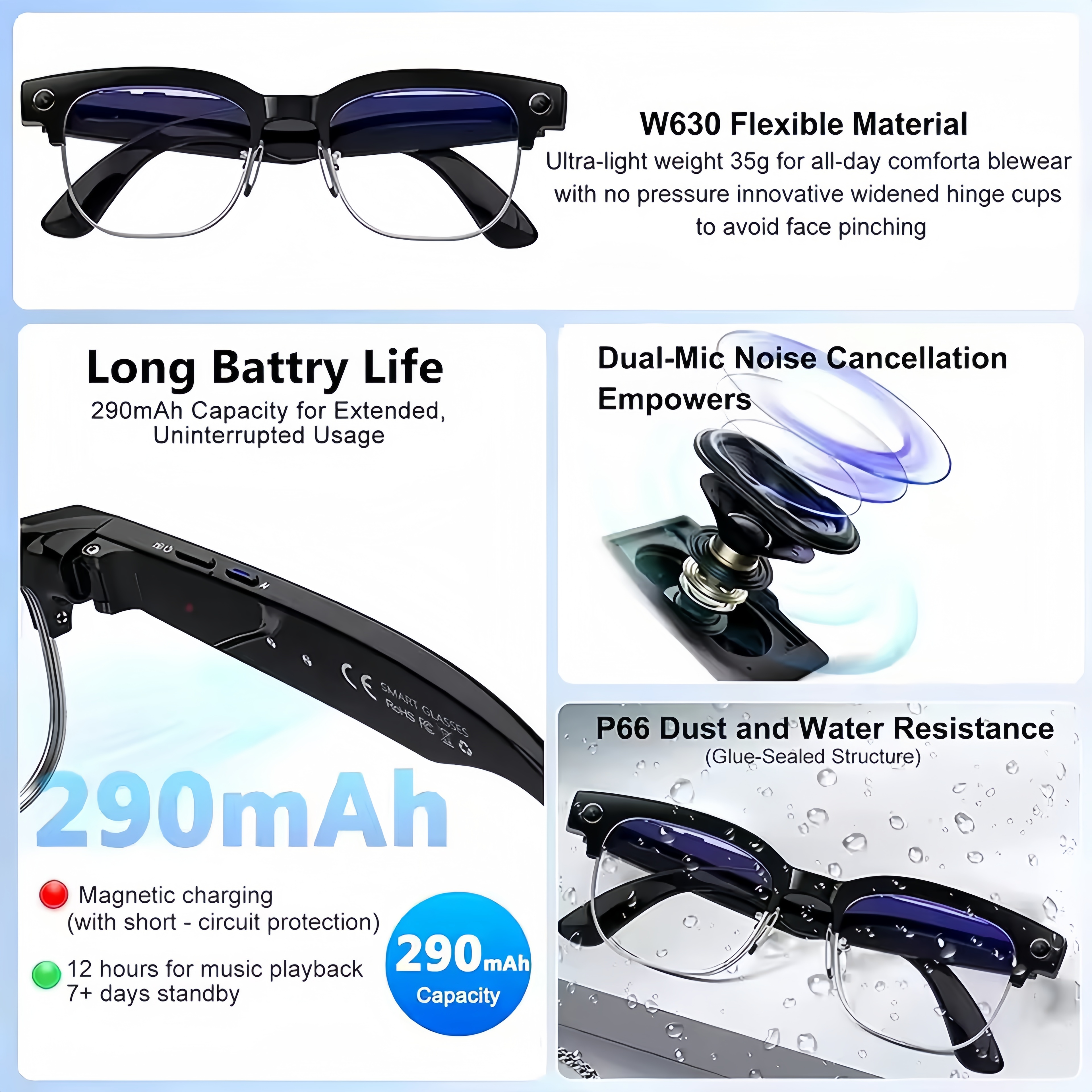 2026New 800W AI Smart Glasses  - Women Fashion Video avis et prix