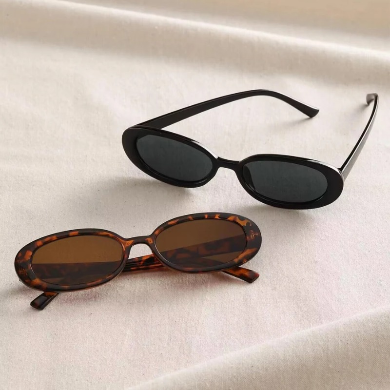 Vintage Oval Sunglasses Women  - Women Fashion Glasses avis et prix