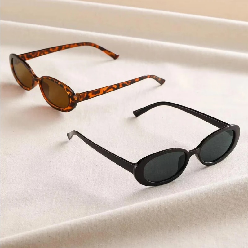 Vintage Oval Sunglasses Women  - Women Fashion Glasses avis et prix