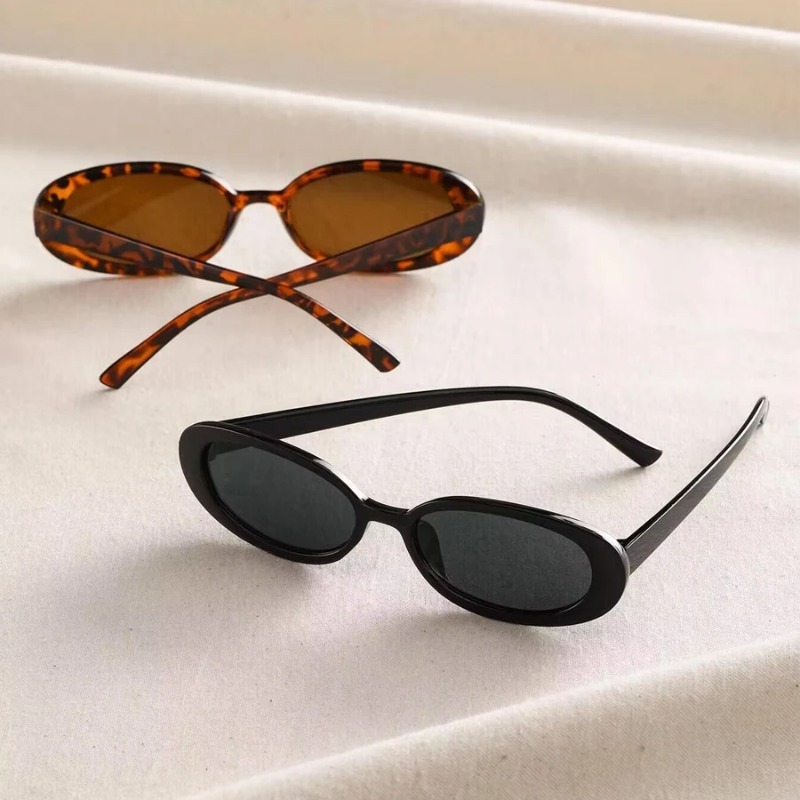 Vintage Oval Sunglasses Women  - Women Fashion Glasses avis et prix