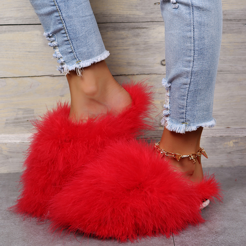 Women Luxury Fur Slippers 2025 - Women'S Fashion Spring 2025 avis et prix