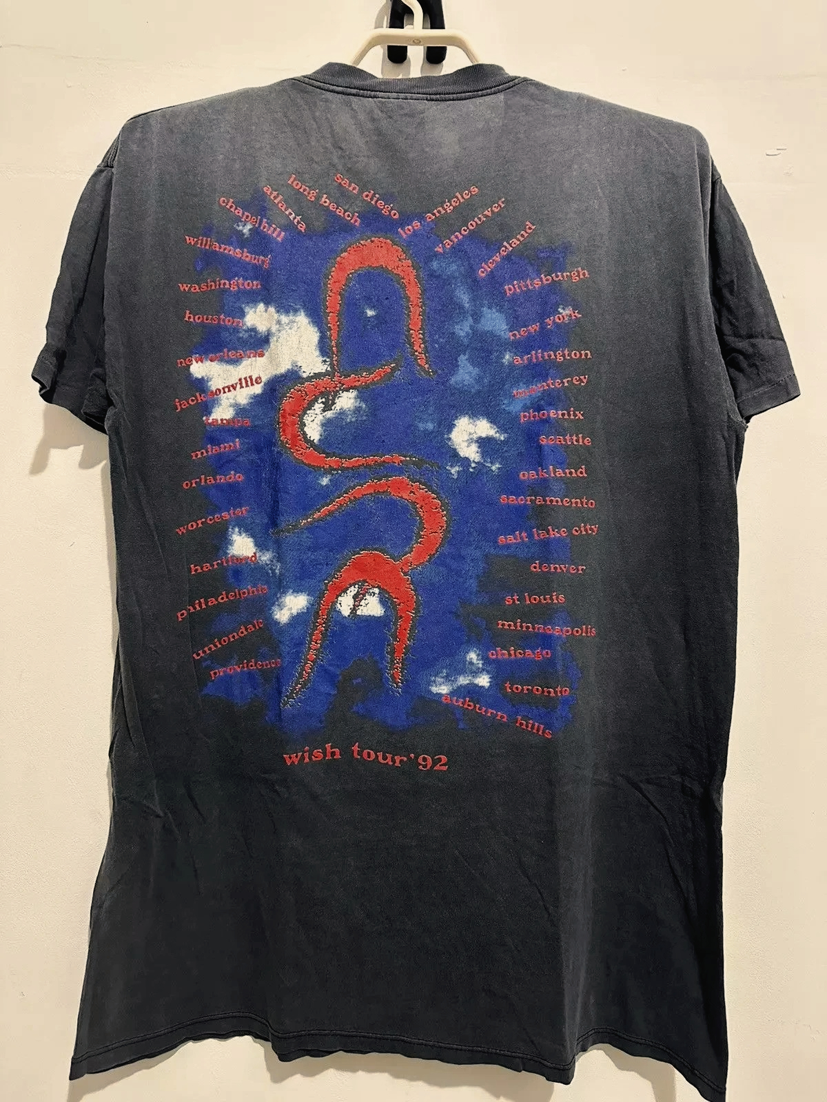 Vintage 90s The Cure Wish Tour - Women'S Fashion From The 90S avis et prix