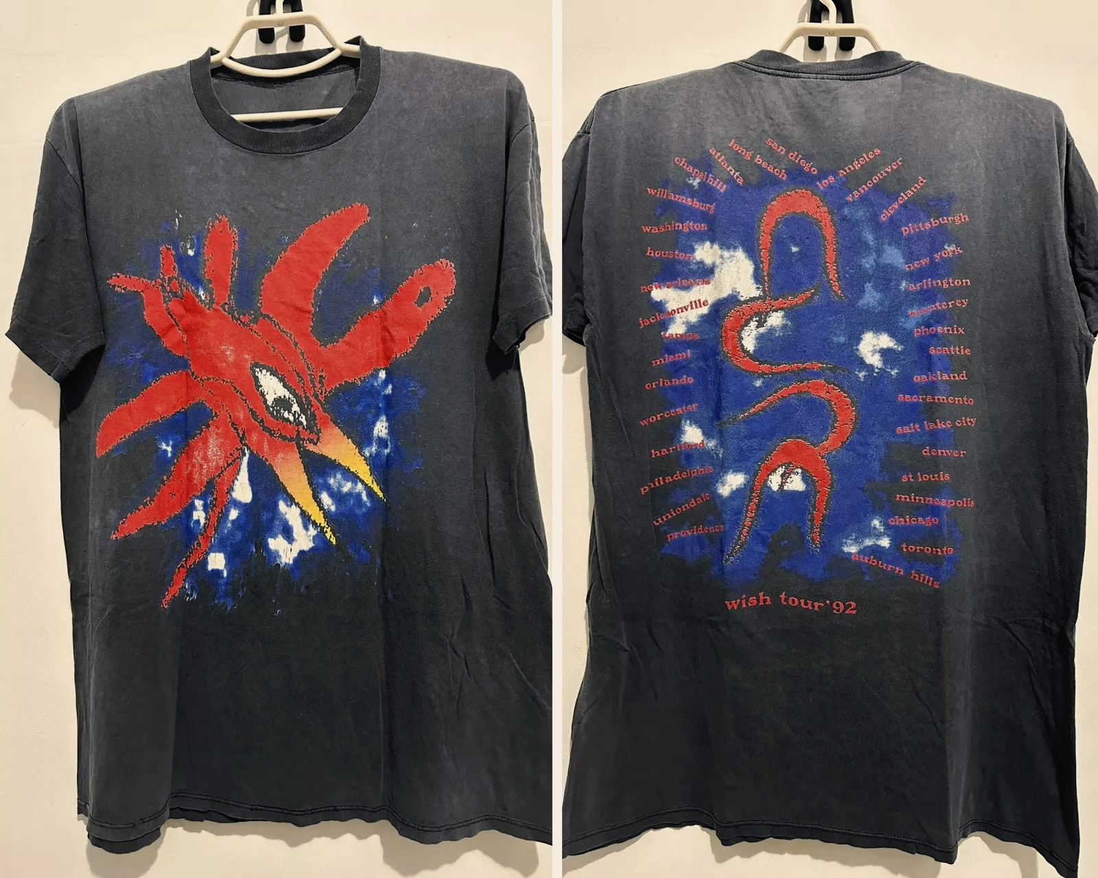Vintage 90s The Cure Wish Tour - Women'S Fashion From The 90S avis et prix