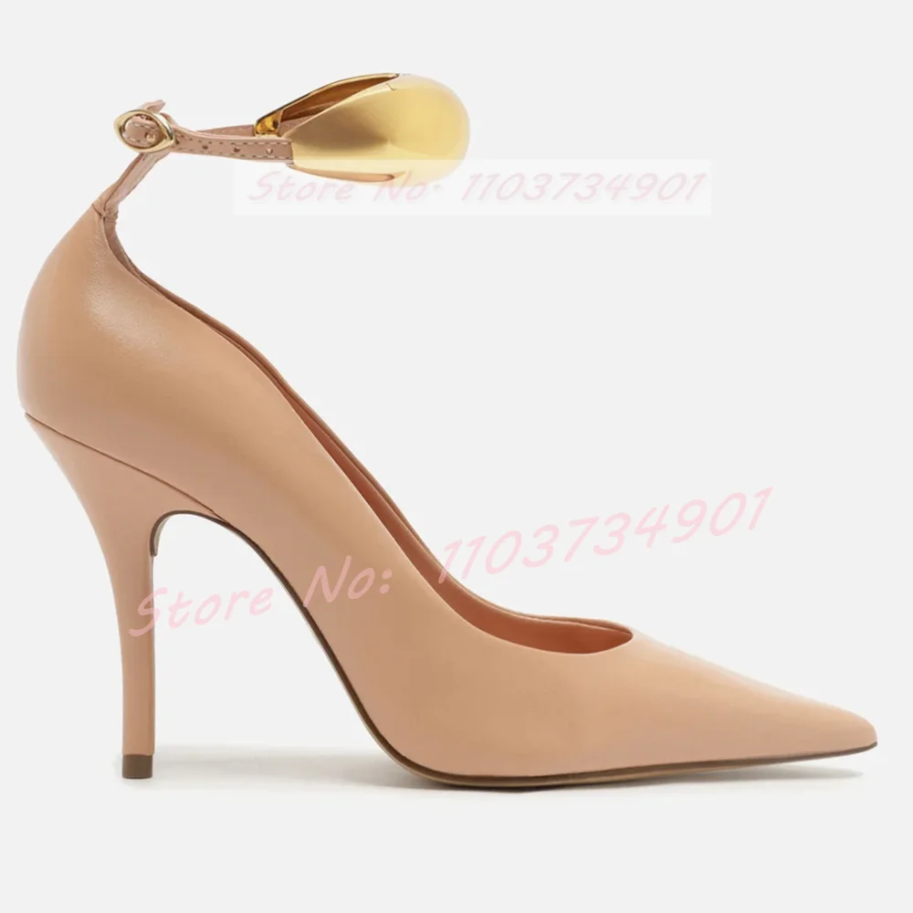 Gold Ring Ankle Strap Pumps Wo - Women'S Fashion Rings Gold avis et prix