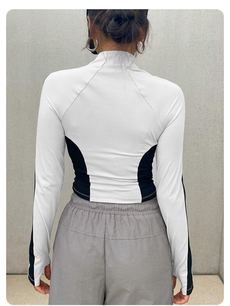 Yoga Clothes Stand Up Collar J - Women'S Fashion Tops avis et prix