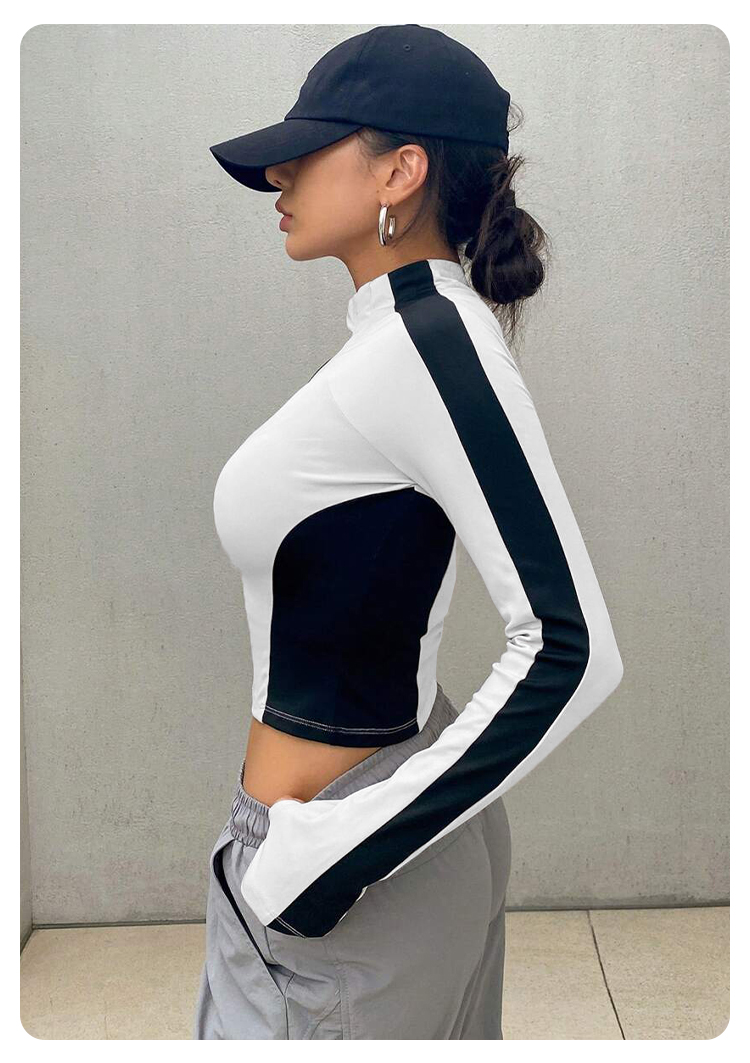 Yoga Clothes Stand Up Collar J - Women'S Fashion Tops avis et prix