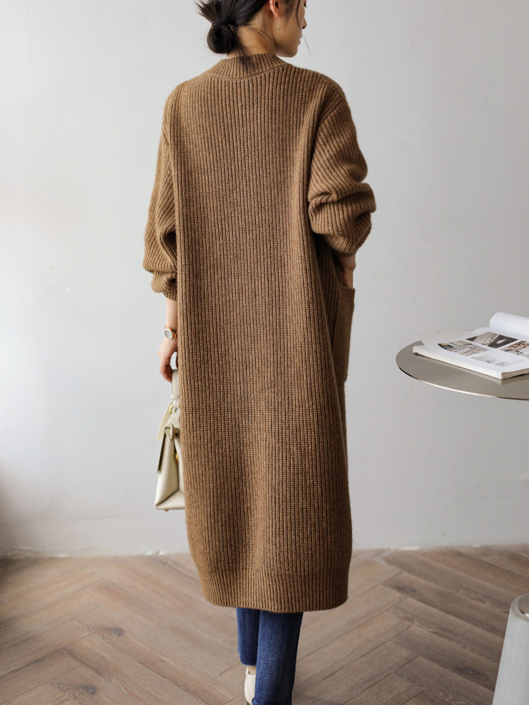 Baggy Long Knitted Cardigan Si - Women'S Fashion Gilet avis et prix