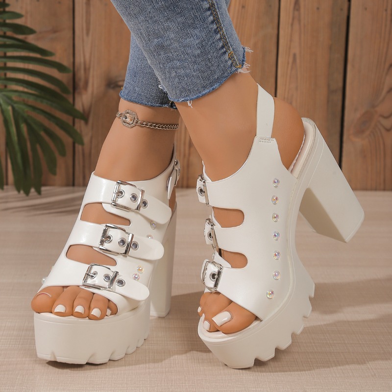 Super High Heel Sandals Summer - Women'S Fashion Belts avis et prix