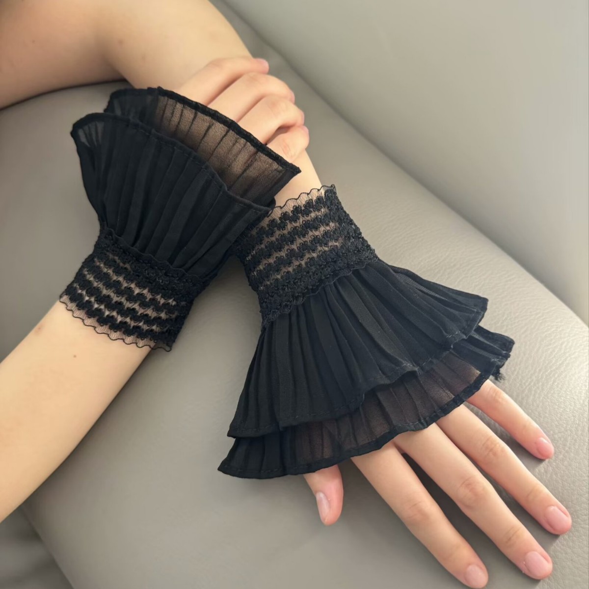 Detachable Lace Flower Mesh Fl - Women'S Fashion Layering avis et prix