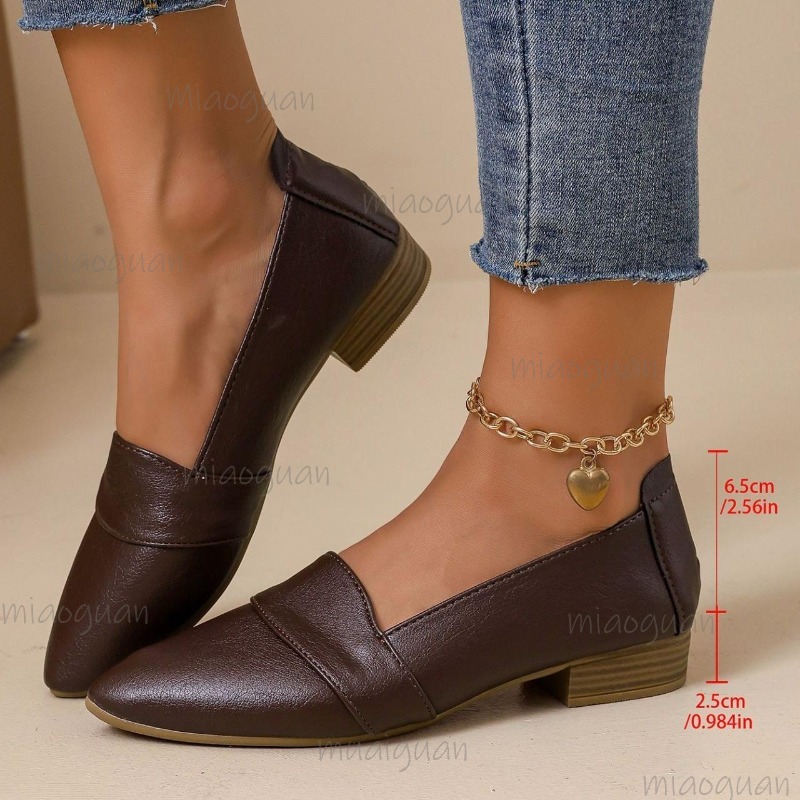 Vintage Pointed Toe Loafers Wo - Women'S Fashion Walking Shoes avis et prix