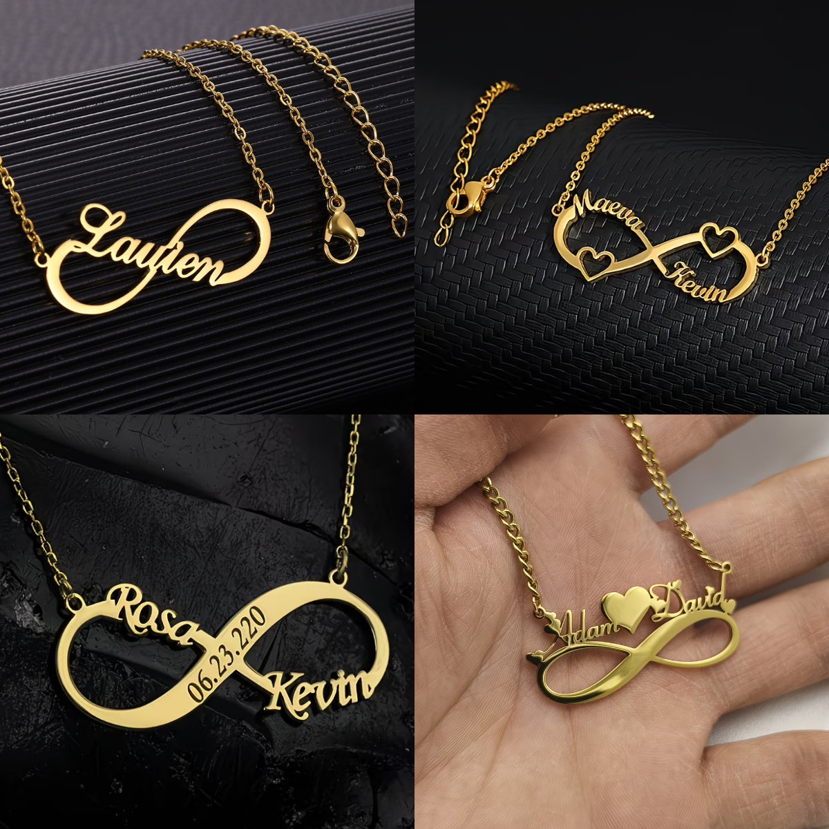 Custom Name Infinity Necklaces - Women Fashion Names avis et prix